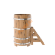 Купель для бани BentWood овальная из дуба Рустик, 0,80х1,42 м