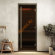 Дверь стеклянная DoorWood Хамам АРТ Wood 125 бронза матовая