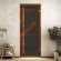 Дверь стеклянная DoorWood Хамам АРТ Wood 92 бронза матовая