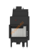 Каминная топка Hitze ALAQS54x39L/R-BD