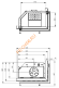 Каминная топка Hitze ALAQS54x39L/R-BD