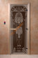 Дверь стеклянная DoorWood «Египет черный жемчуг», 1700х700 мм
