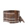 Купель для бани BentWood угловая из морёной лиственницы Премиум, 1,37х1,37 м