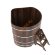 Купель для бани BentWood угловая из морёной лиственницы Премиум, 1,37х1,37 м