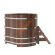 Купель для бани BentWood угловая из морёной лиственницы Премиум, 1,37х1,37 м