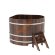 Купель для бани BentWood угловая из морёной лиственницы Премиум, 1,37х1,37 м