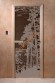 Дверь стеклянная DoorWood «Рассвет бронза», 1700х700 мм