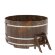 Купель для бани BentWood круглая из сращённой морёной лиственницы, D 2,0м