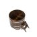 Купель для бани BentWood круглая из сращённой морёной лиственницы, D 1,17м