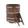 Купель для бани BentWood круглая из сращённой морёной лиственницы, D 1,17м