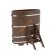Купель для бани BentWood овальная из мореного дуба Премиум, 0,69х1,31 м