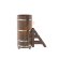 Купель для бани BentWood овальная из мореного дуба Премиум, 0,69х1,31 м