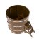 Купель для бани BentWood круглая из морёной лиственницы Рустик, D1,5 м