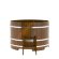 Купель для бани BentWood круглая из морёной лиственницы Рустик, D1,5 м