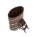 Купель для бани BentWood овальная из мореного дуба Премиум, 0,80х1,42 м