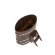Купель для бани BentWood овальная из мореного дуба Премиум, 0,80х1,42 м