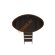 Купель для бани BentWood овальная из мореного дуба Премиум, 0,80х1,42 м