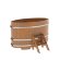 Купель для бани BentWood овальная из дуба Премиум, 0,92х1,66 м