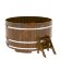 Купель для бани BentWood круглая из морёной лиственницы рустик, D 2,0м