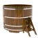 Купель для бани BentWood круглая из морёной лиственницы рустик, D 2,0м