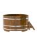 Купель для бани BentWood круглая из морёной лиственницы рустик, D 2,0м