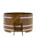 Купель для бани BentWood круглая из морёной лиственницы рустик, D 2,0м