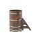 Купель для бани BentWood овальная из мореного дуба Премиум, 0,92х1,66 м