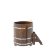 Купель для бани BentWood овальная из мореного дуба Премиум, 0,92х1,66 м