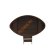 Купель для бани BentWood овальная из мореного дуба Премиум, 1,02х1,68 м