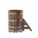 Купель для бани BentWood овальная из мореного дуба Премиум, 1,02х1,68 м