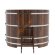 Купель для бани BentWood круглая из морёной лиственницы Премиум, D 2,0м