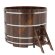 Купель для бани BentWood круглая из морёной лиственницы Премиум, D 2,0м