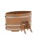 Купель для бани BentWood овальная из дуба Премиум, 1,12х1,83 м