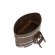 Купель для бани BentWood овальная из мореного дуба Премиум, 1,12х1,83 м