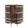 Купель для бани BentWood круглая из морёной лиственницы Премиум, D1,5 м