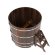 Купель для бани BentWood круглая из морёной лиственницы Премиум, D1,5 м