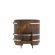 Купель для бани BentWood овальная из сращённой морёной лиственницы, 0,59х1,06 м