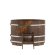 Купель для бани BentWood овальная из сращённой морёной лиственницы, 0,80х1,42 м