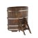 Купель для бани BentWood овальная из сращённой морёной лиственницы, 0,80х1,42 м