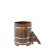 Купель для бани BentWood овальная из сращённой морёной лиственницы, 0,80х1,42 м