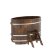 Купель для бани BentWood овальная из сращённой морёной лиственницы, 0,80х1,42 м