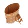 Купель для бани BentWood овальная из сращённой лиственницы, 1,12х1,83 м