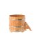 Купель для бани BentWood овальная из сращённой лиственницы, 1,12х1,83 м