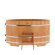 Купель для бани BentWood овальная из сращённой лиственницы, 1,12х1,83 м