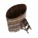 Купель для бани BentWood овальная из сращённой морёной лиственницы, 1,12х1,83 м