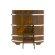 Купель для бани BentWood овальная из морёной лиственницы Рустик, 0,69х1,31 м