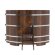 Купель для бани BentWood овальная из морёной лиственницы Премиум, 1,12х1,83 м