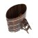 Купель для бани BentWood овальная из морёной лиственницы Премиум, 1,12х1,83 м