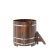 Купель для бани BentWood овальная из морёной лиственницы Премиум, 1,12х1,83 м