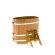 Купель для бани BentWood овальная из лиственницы Рустик, 0,76х1,16 м